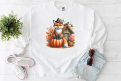 Autumn Fox House Clipart Bundle - CraftNest - Digital Crafting and Art