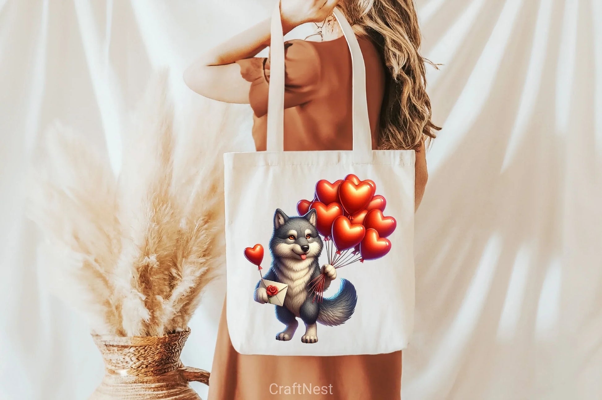 Valentine Wolf Clipart Bundle - CraftNest - Digital Crafting and Art