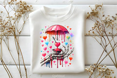 Valentine Skeleton Clipart Bundle 4 - CraftNest - Digital Crafting and Art