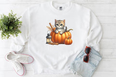Cute Kitten Pumpkins Clipart Bundle - CraftNest - Digital Crafting and Art