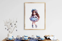 Cute Girls Clipart Bundle - CraftNest - Digital Crafting and Art