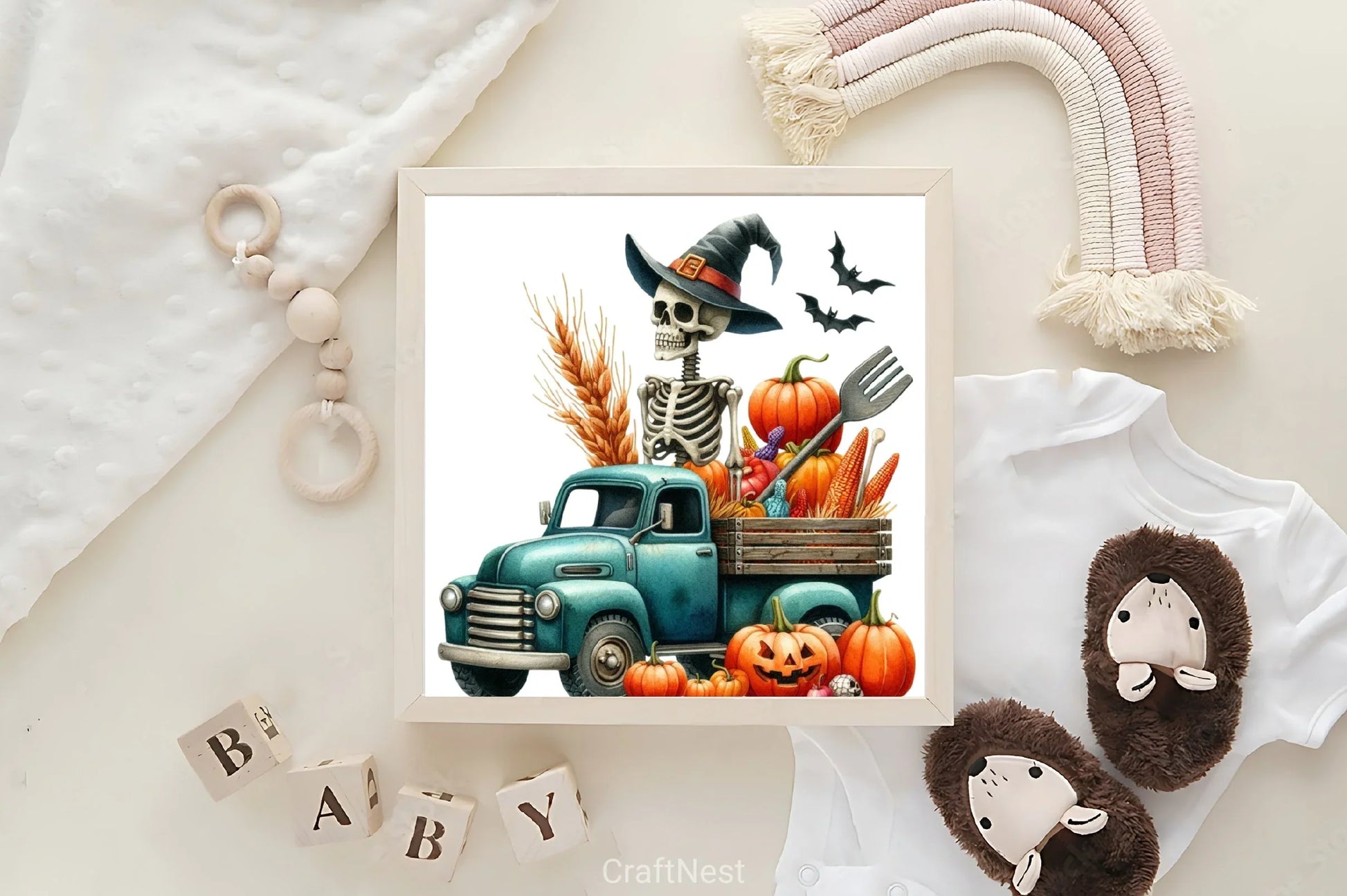 Skeleton Cowboy Truck Clipart Bundle - CraftNest - Digital Crafting and Art