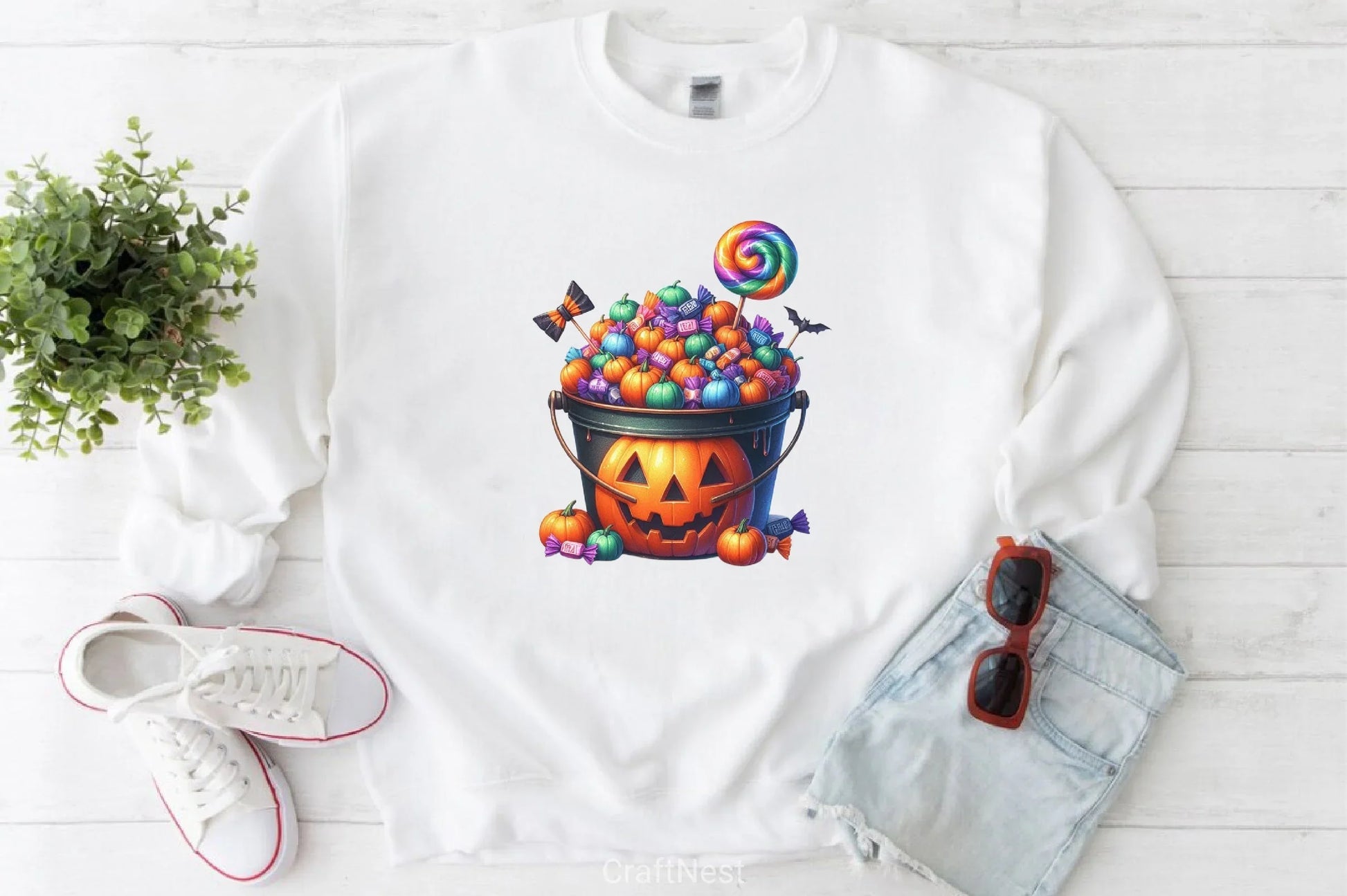 Halloween Candy Pumpkin Clipart Bundle - CraftNest - Digital Crafting and Art