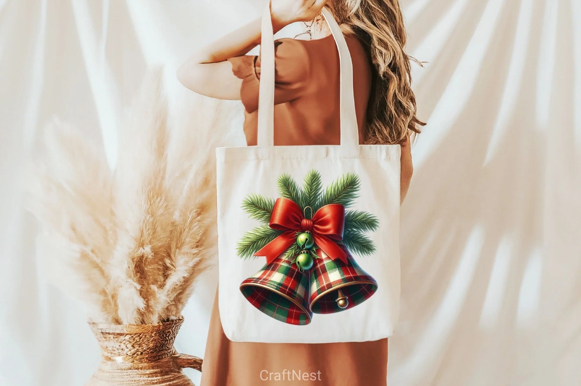 Red & Green Plaid Christmas Clipart Bundle - CraftNest - Digital Crafting and Art