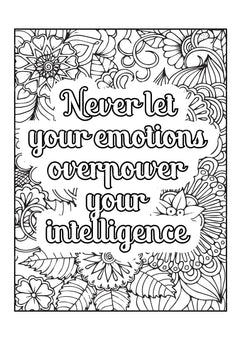 Motivational Quotes Coloring Book 8 - CraftNest - Digital Crafting and Art
