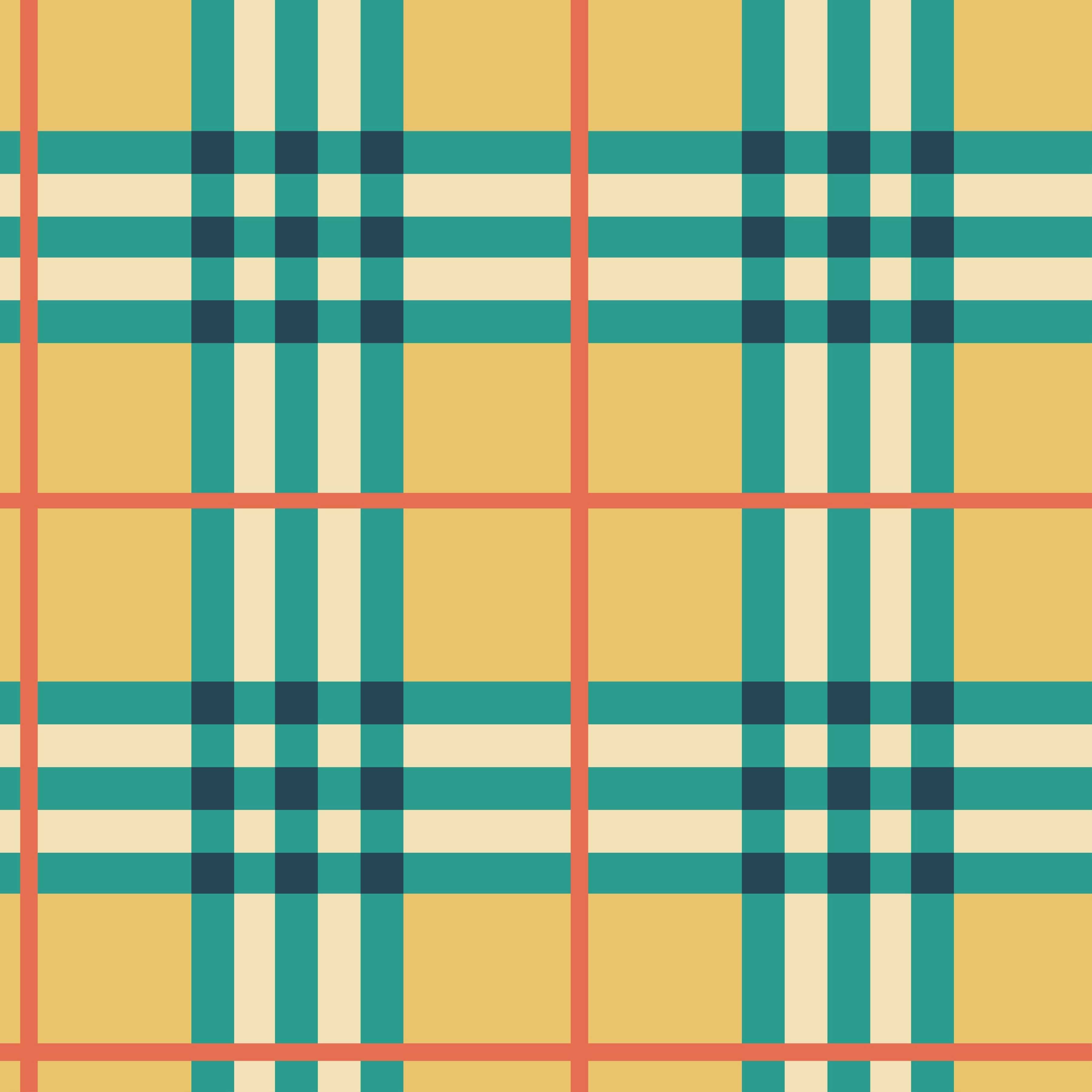 Fall Tartan Seamless Digital Paper - CraftNest - Digital Crafting and Art