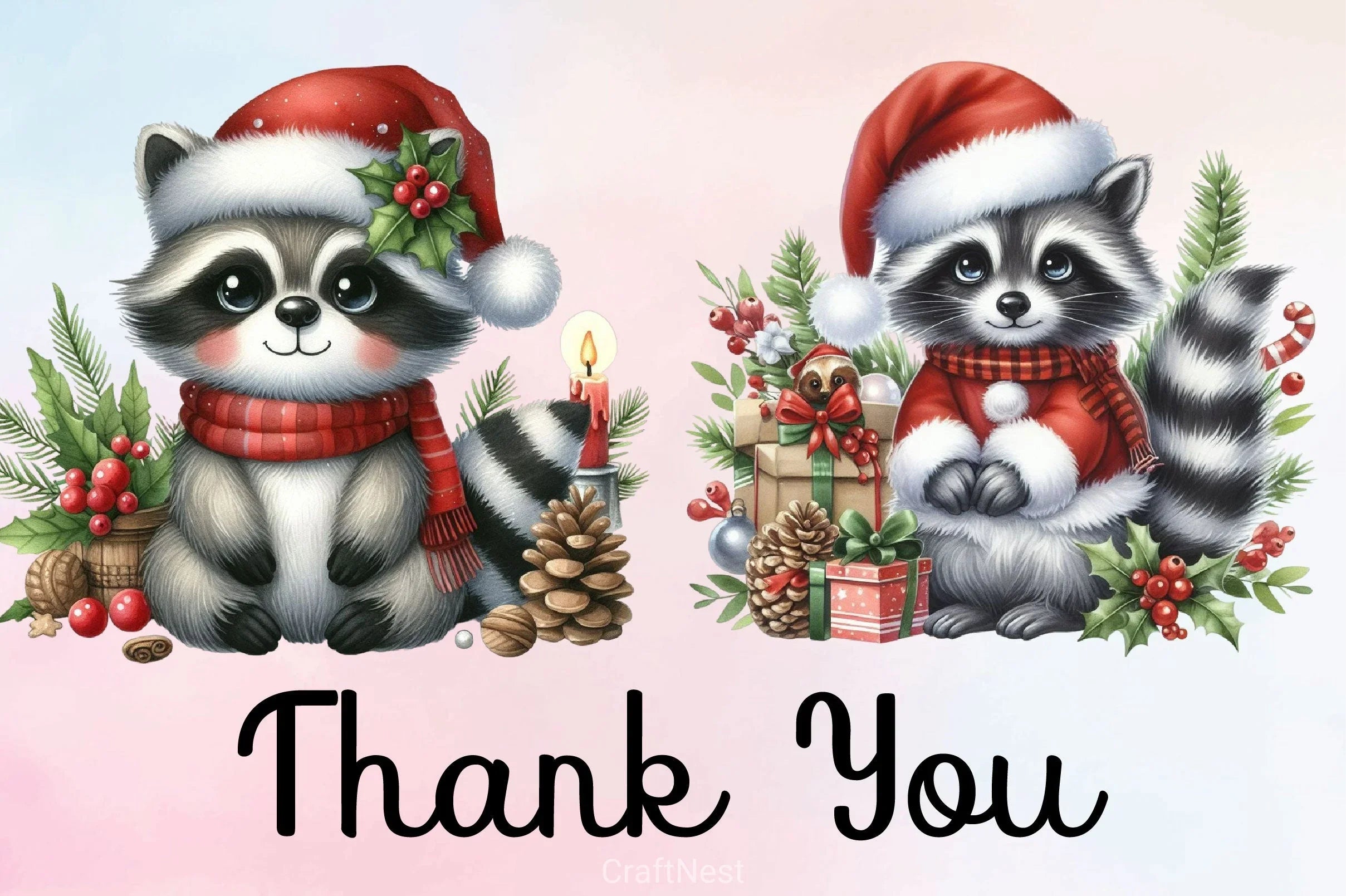 Winter Animal Clipart Bundle - CraftNest - Digital Crafting and Art