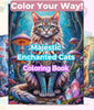 Majestic Enchanted Cats Coloring Book Bundle