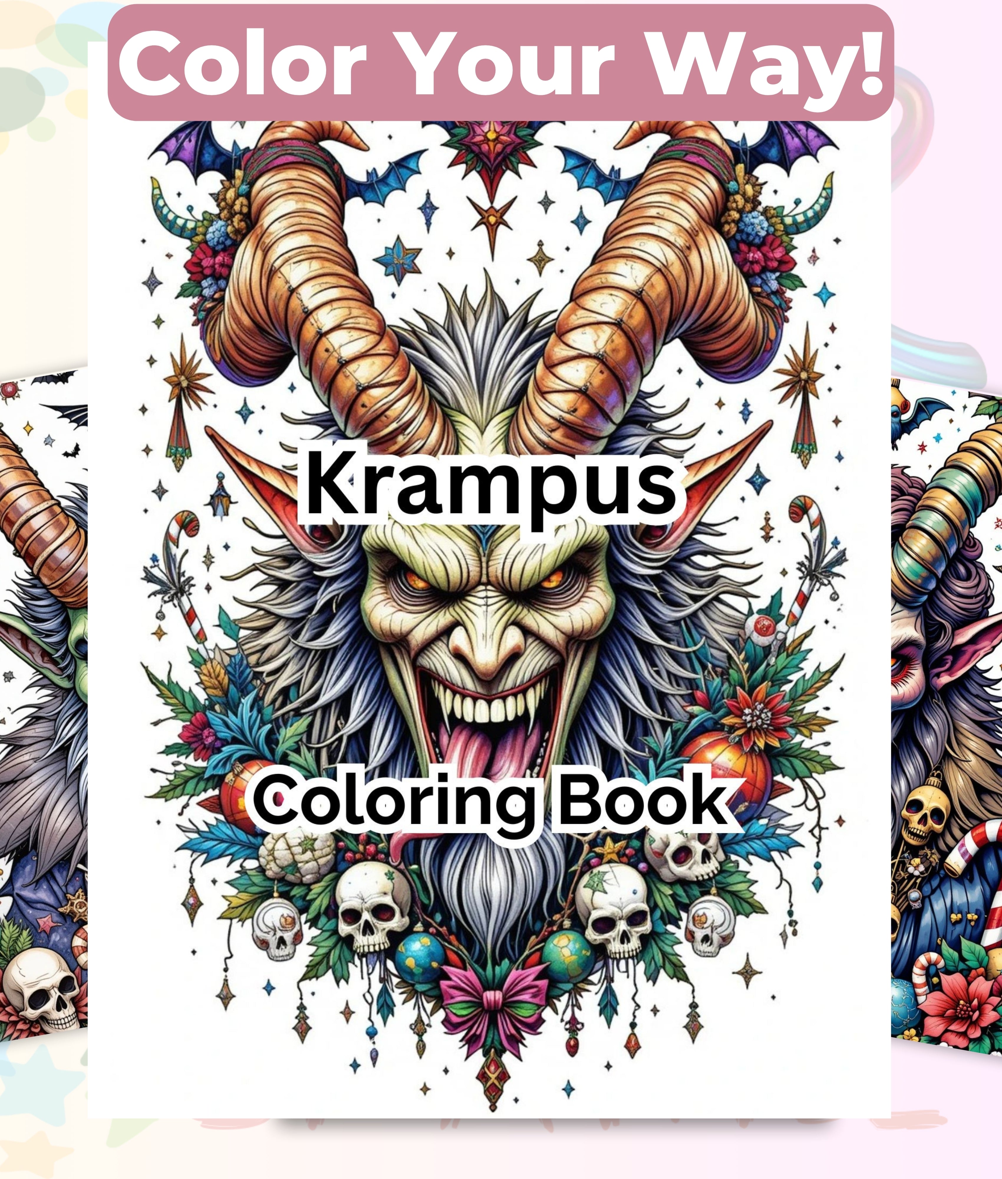 Krampus Coloring Books Bundle