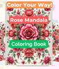 Rose Mandala Coloring Book Bundle