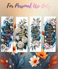 Bible Quotes Bookmarks Junk Journal Bundle - CraftNest - Digital Crafting and Art