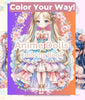 Anime Dolls Coloring Book Bundle
