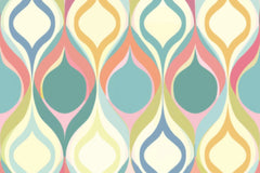 60s Boho Retro Seamless Digital Paper - CraftNest - Digital Crafting and Art