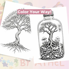 Tree of Life Coloring Book Bundle - CraftNest - Digital Crafting and Art