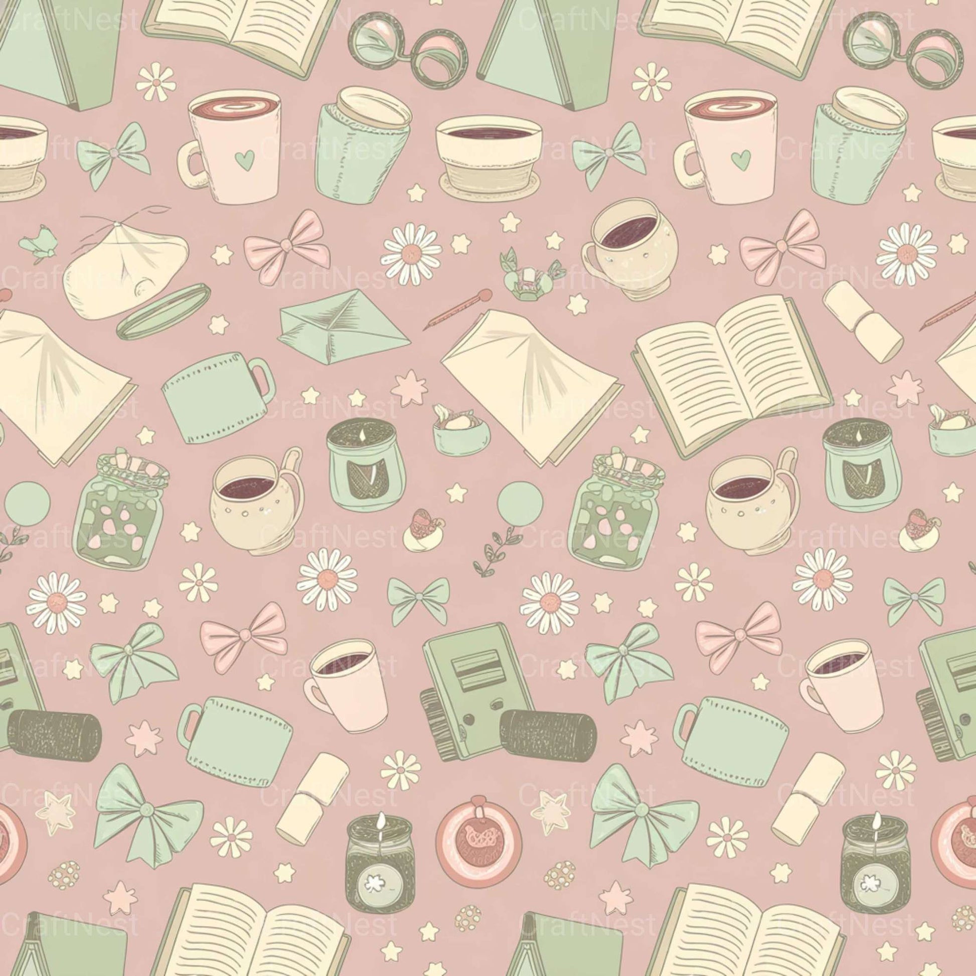 Pink Coffee Texture Papers - CraftNest - Digital Crafting and Art