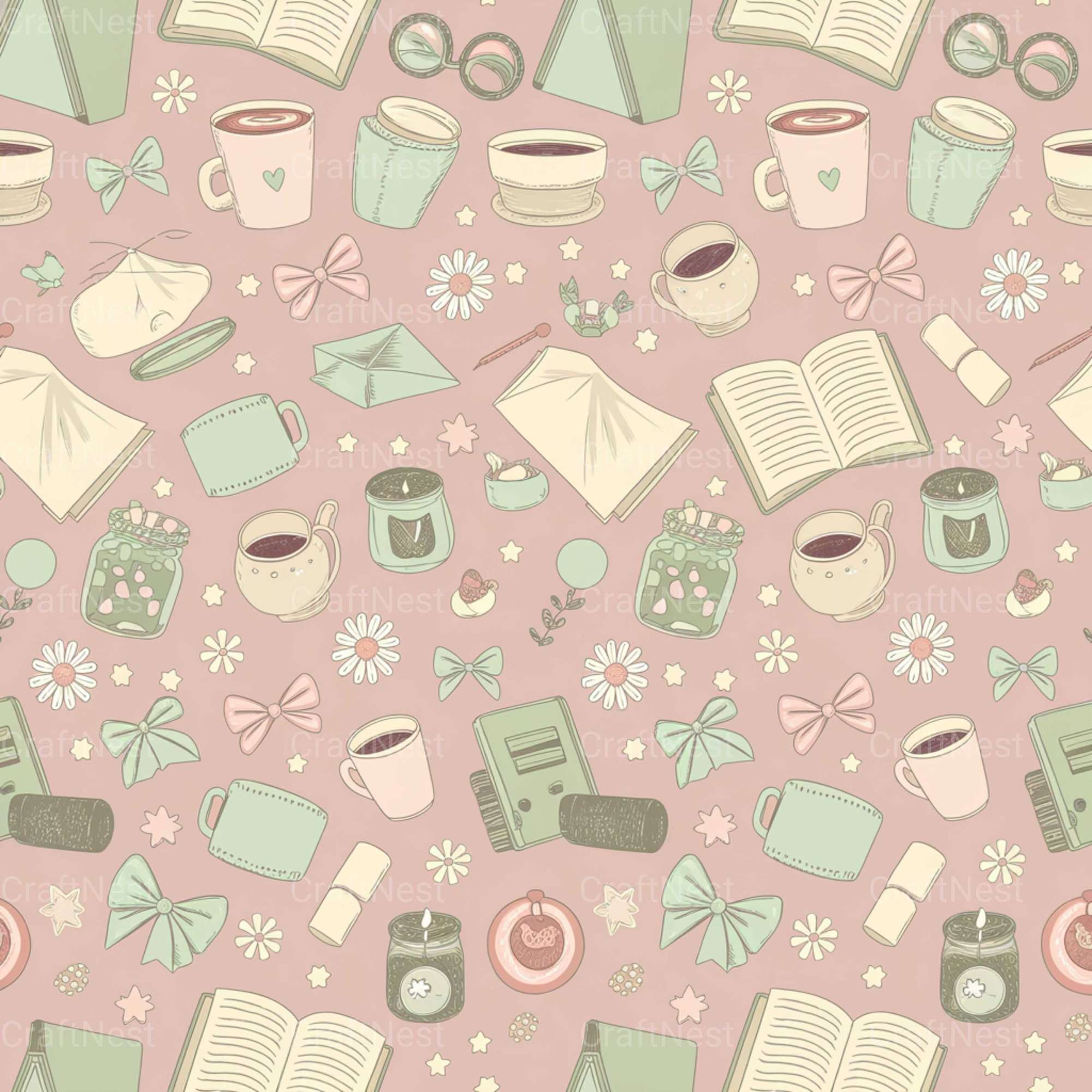 Pink Coffee Texture Papers - CraftNest - Digital Crafting and Art