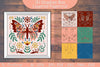 Butterfly Folk Art 3D Shadow Box SVG Bundle