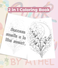Celestial Garden Motivational Coloring Book Bundle - CraftNest - Digital Crafting and Art