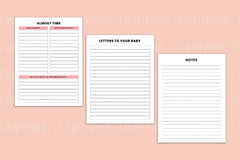 Pregnancy KDP Journal: Track Your Journey - CraftNest - Digital Crafting and Art