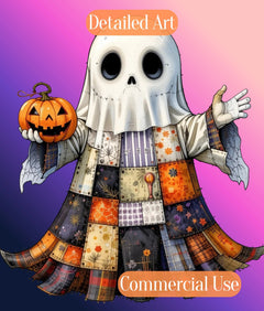 Halloween Patchwork Clipart Bundle - CraftNest - Digital Crafting and Art