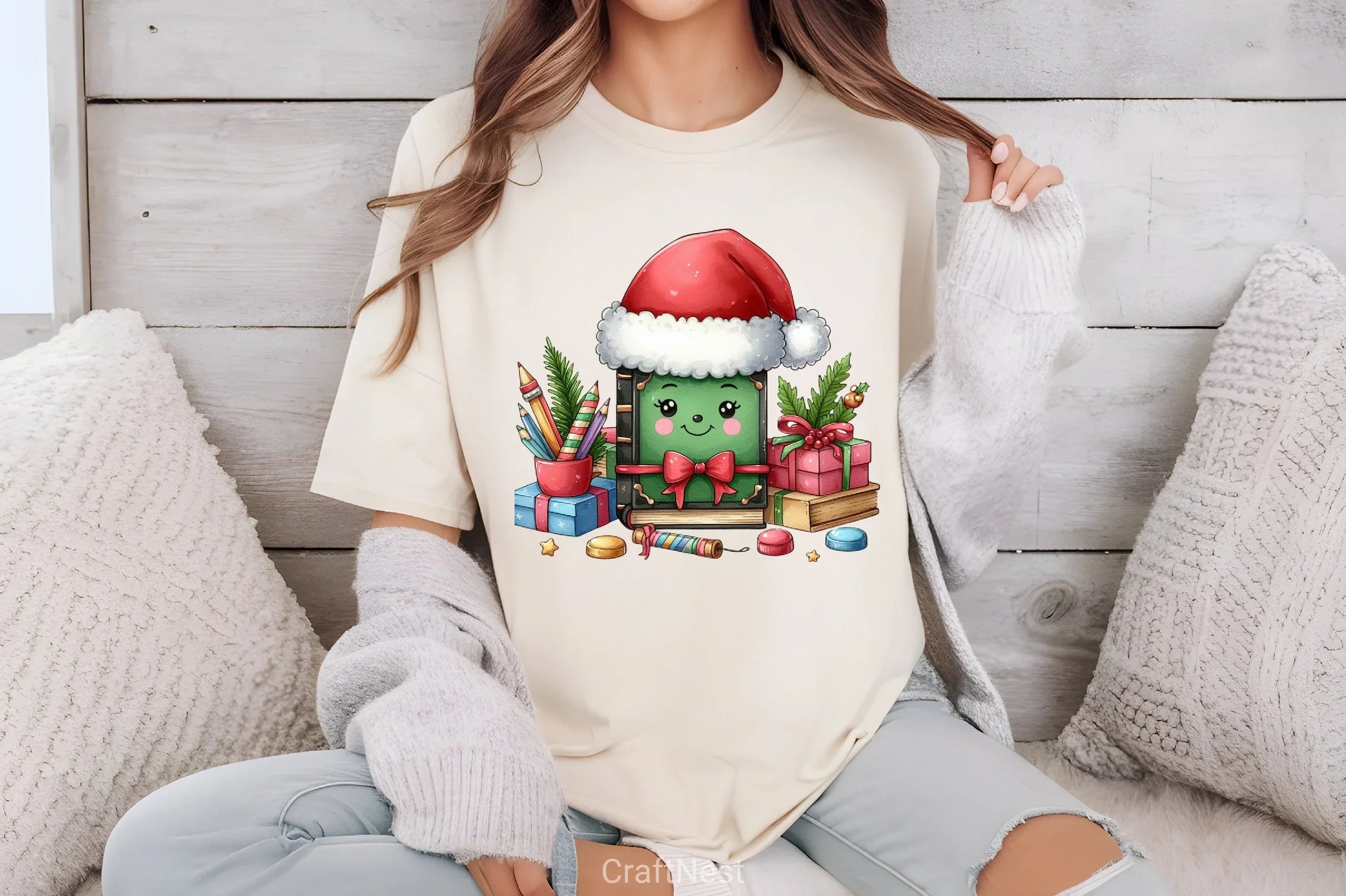 Christmas Teacher Clipart Bundle - CraftNest - Digital Crafting and Art