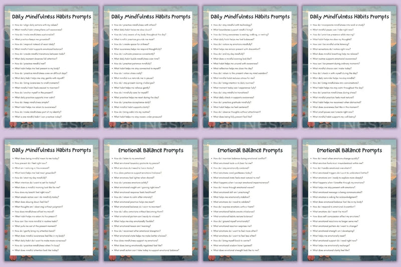 Mindfulness Prompt for Relaxation and Focus - CraftNest - Digital Crafting and Art