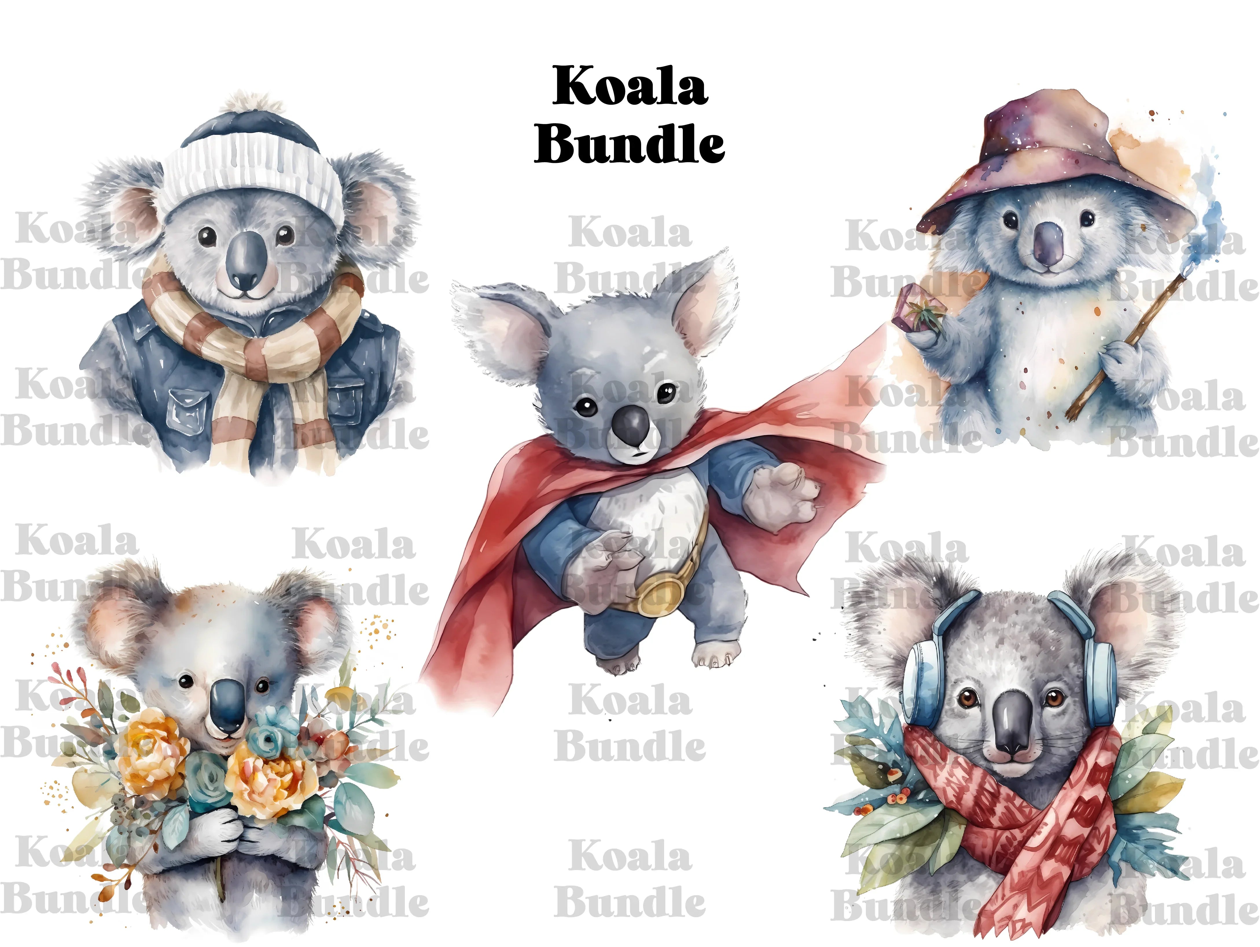 Koalas Clipart - CraftNest