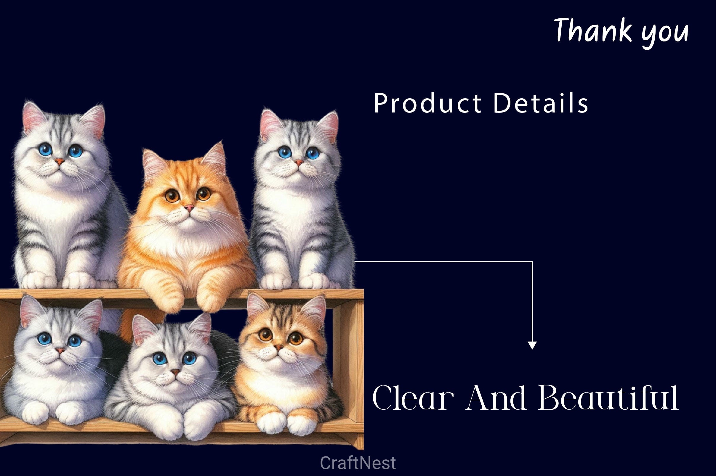 Cats Clipart Bundle