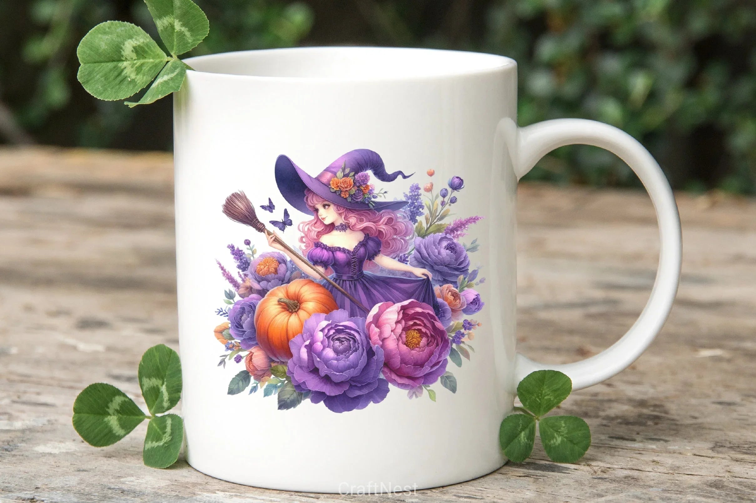 Halloween Witch Girl Clipart Bundle 8 - CraftNest - Digital Crafting and Art