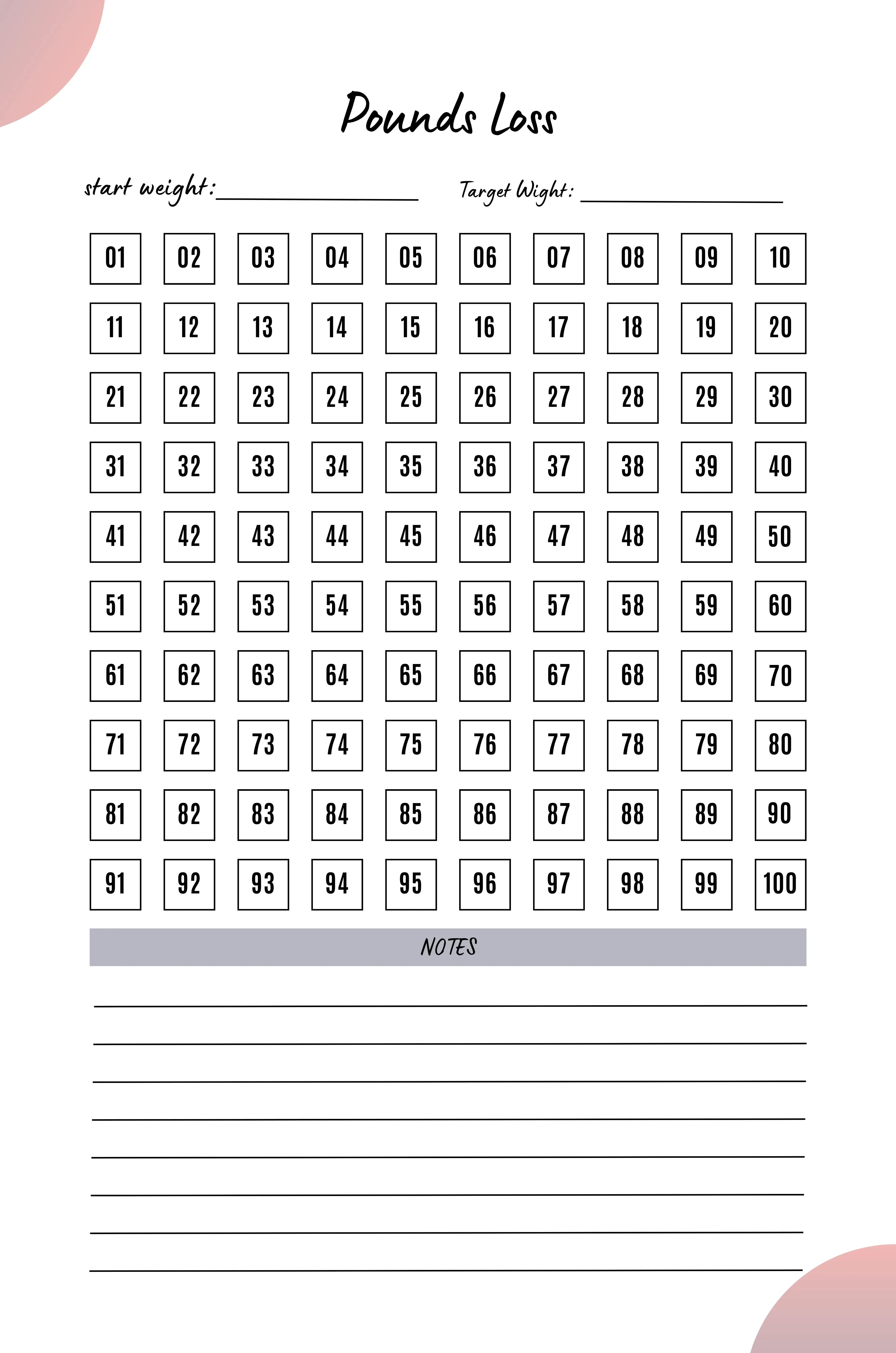 12 Week Weight Loss Planner KDP Planner - CraftNest - Digital Crafting and Art