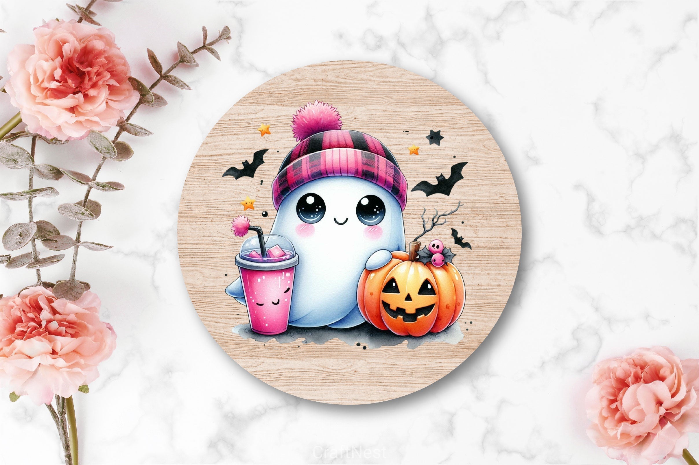 Cute Ghost Cute Halloween Clipart Bundle 20