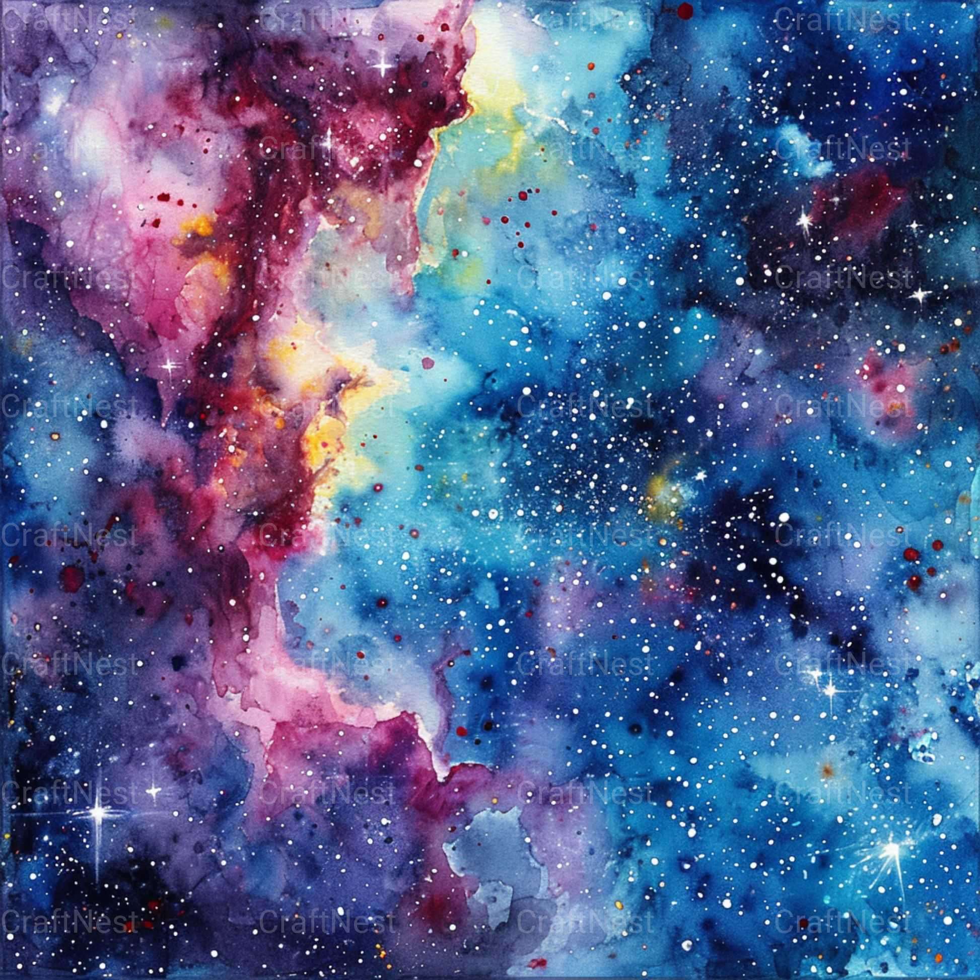 Ethereal Nebula Textures - CraftNest - Digital Crafting and Art