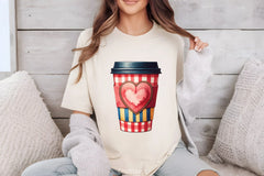 Christmas Plaid Coffee Cup Clipart Bundle - CraftNest - Digital Crafting and Art