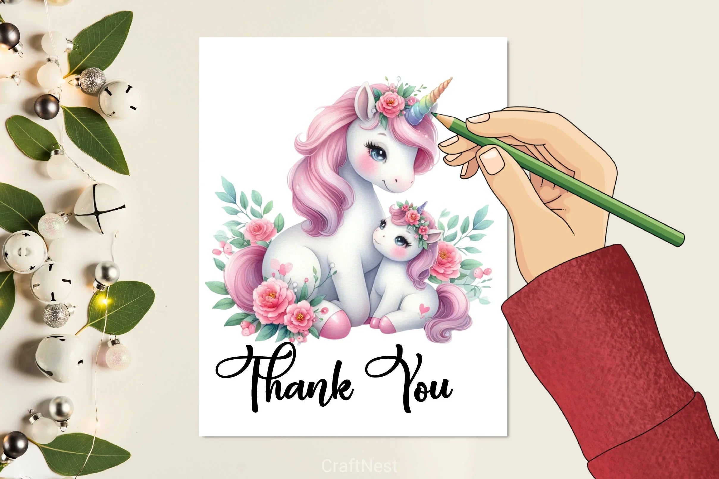 Mother's Day Unicorn Clipart Bundle - CraftNest - Digital Crafting and Art