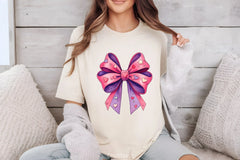 Watercolour Hot Pink Bows Clipart Bundle - CraftNest - Digital Crafting and Art