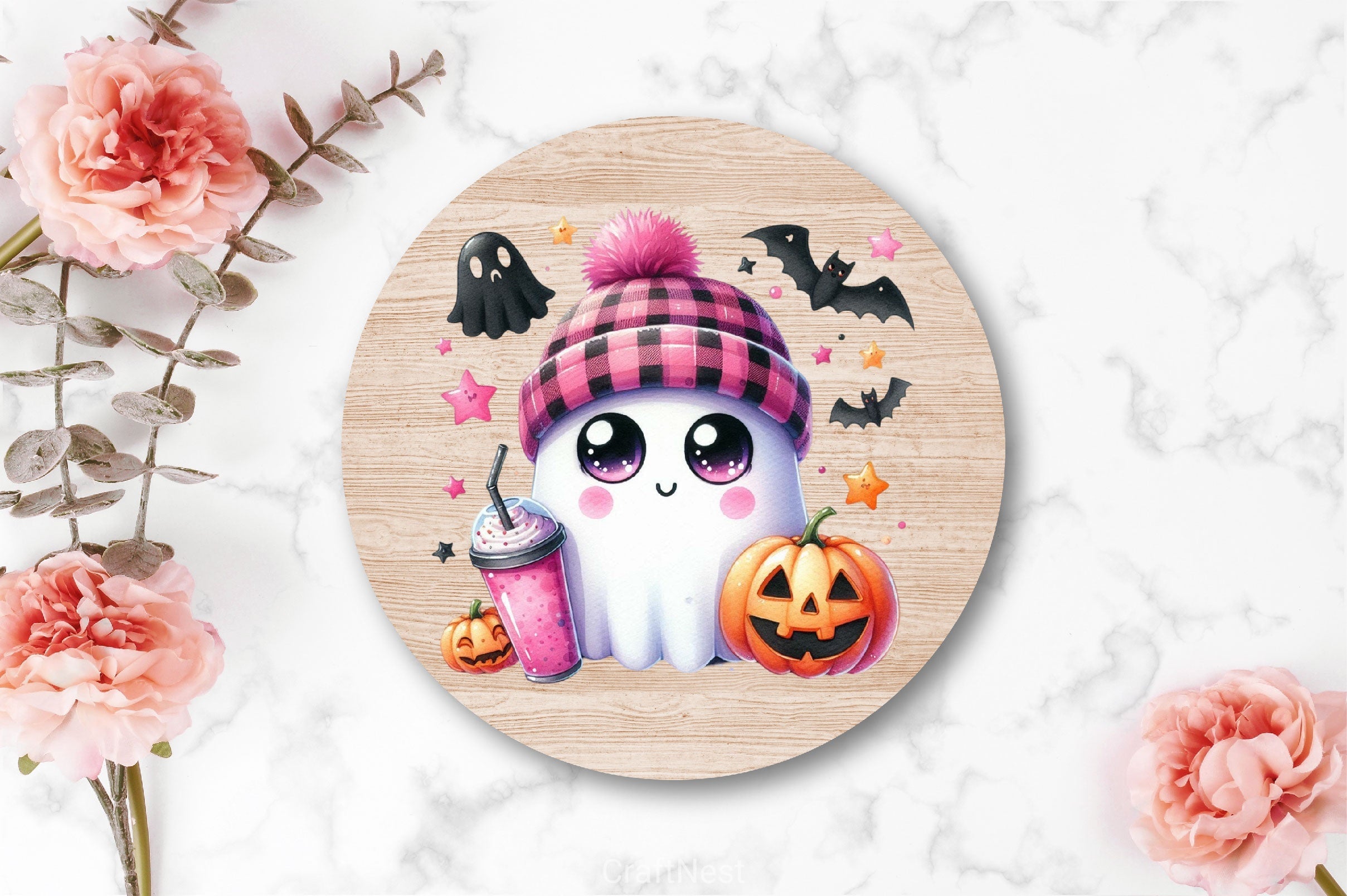 Cute Ghost Cute Halloween Clipart Bundle 10