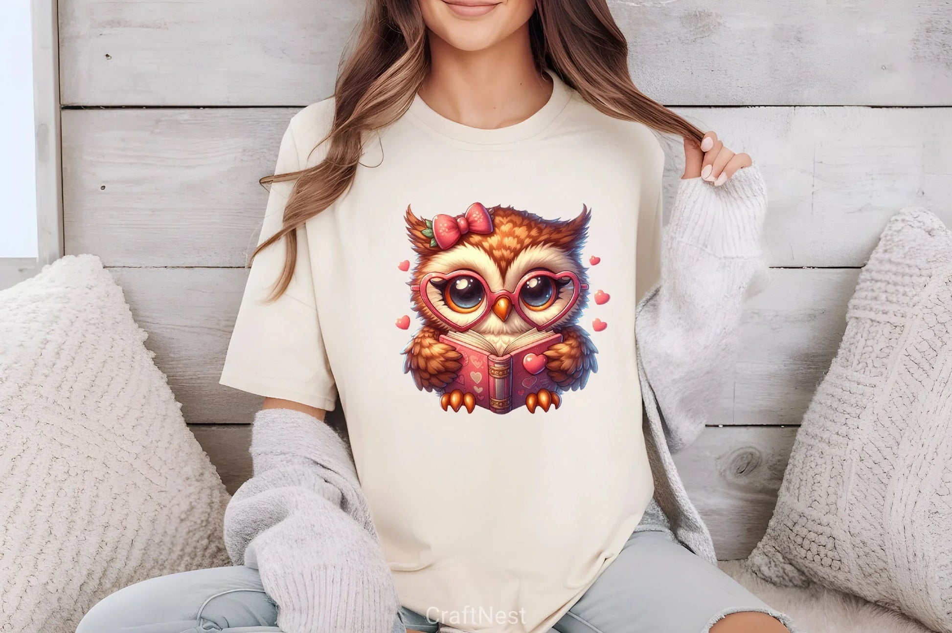 Valentine Owl Clipart Bundle 3 - CraftNest - Digital Crafting and Art