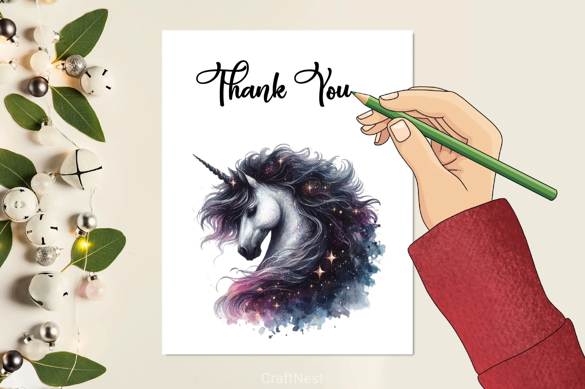 Black Unicorn Clipart Bundle - CraftNest - Digital Crafting and Art