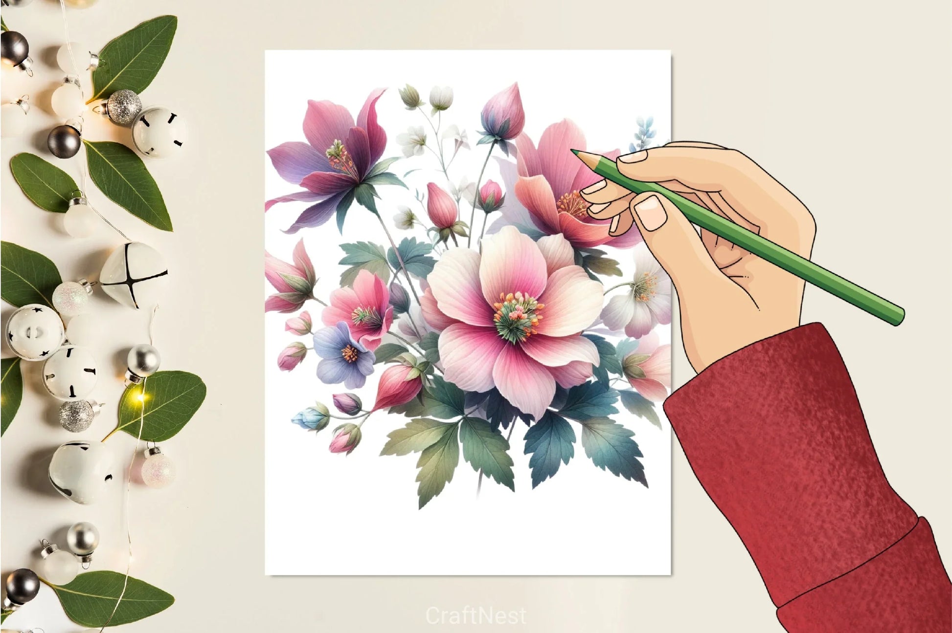 Floral Clipart Bundle - CraftNest - Digital Crafting and Art