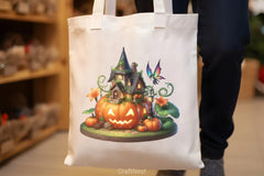 Fairy Pumpkin House Clipart Bundle - CraftNest - Digital Crafting and Art