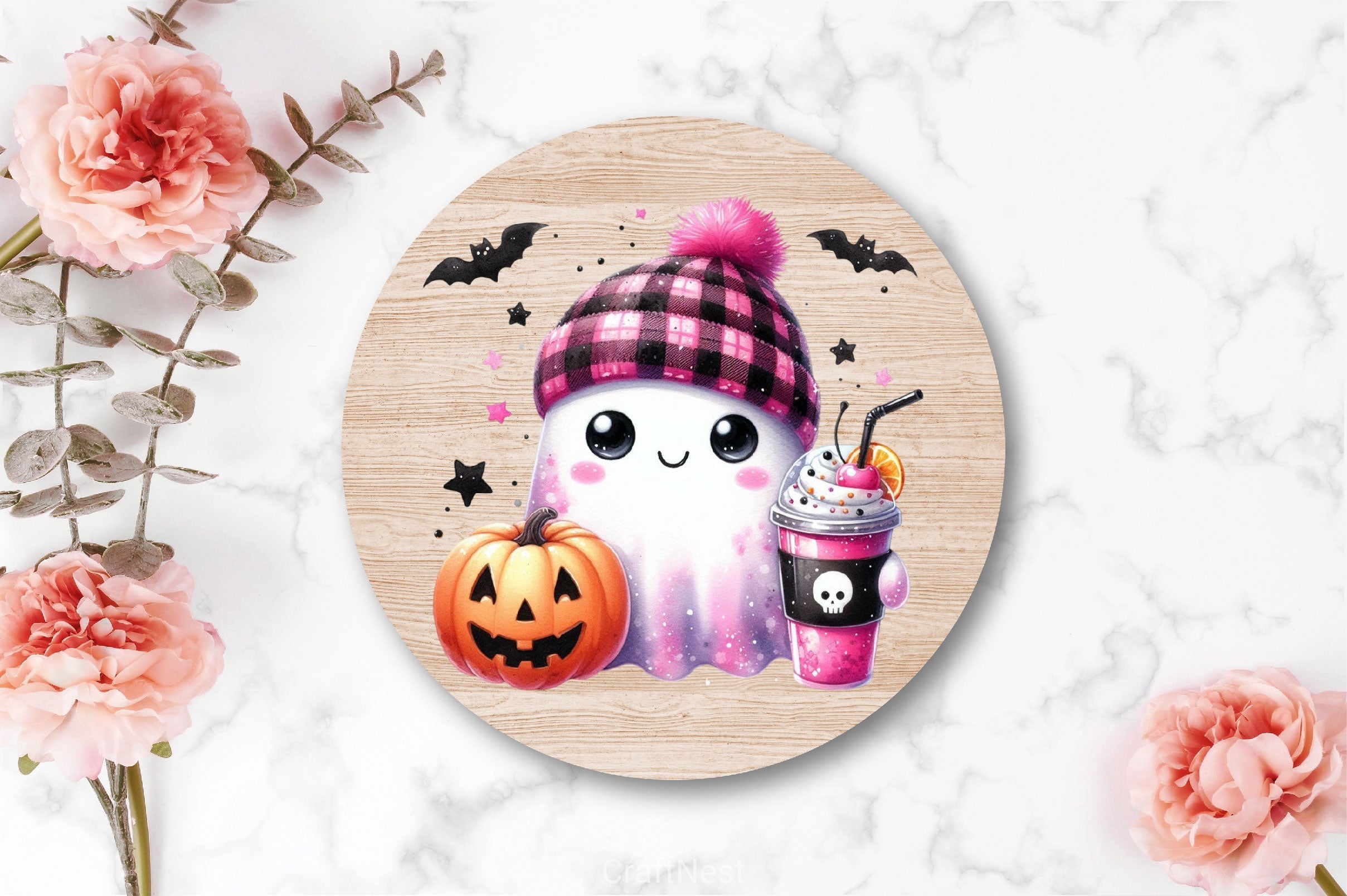 Cute Ghost Cute Halloween Clipart Bundle 8