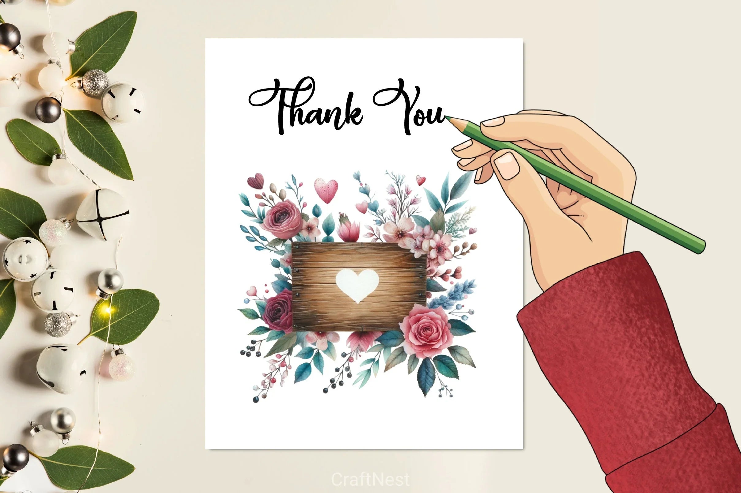 Valentine's Day Wooden Signs Clipart Bundle - CraftNest - Digital Crafting and Art