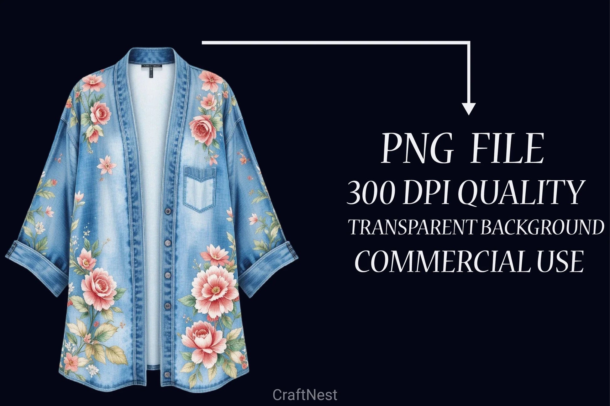 Summer Denim Clipart Bundle 3 - CraftNest - Digital Crafting and Art