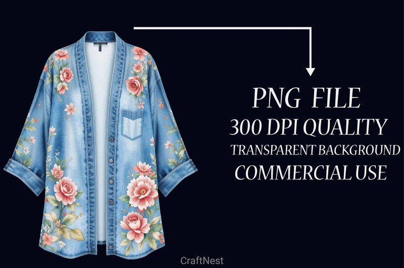 Summer Denim Clipart Bundle 3 - CraftNest - Digital Crafting and Art