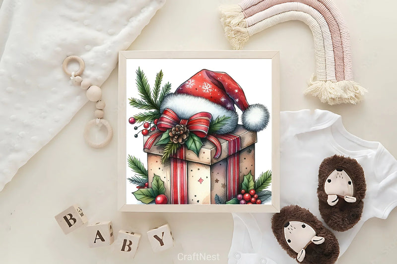 Christmas Gift Box Clipart Bundle - CraftNest - Digital Crafting and Art