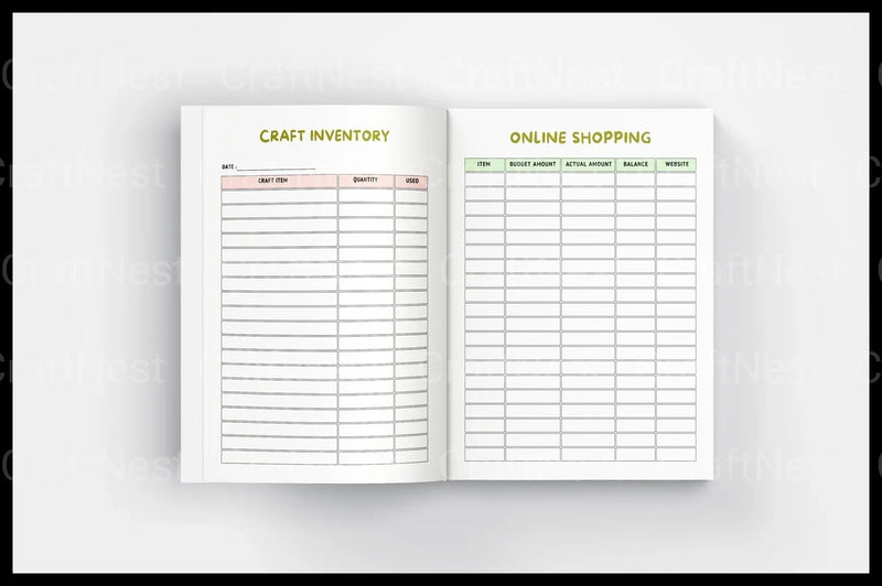 Craft Startup Planning Workbook for Entrepreneurs - CraftNest - Digital Crafting and Art