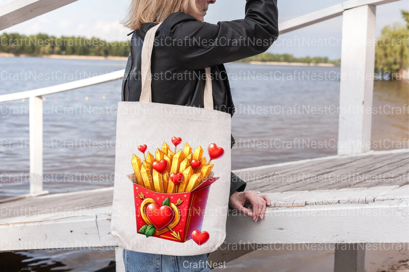 Valentine's Fries Clipart Bundle 2 - CraftNest - Digital Crafting and Art