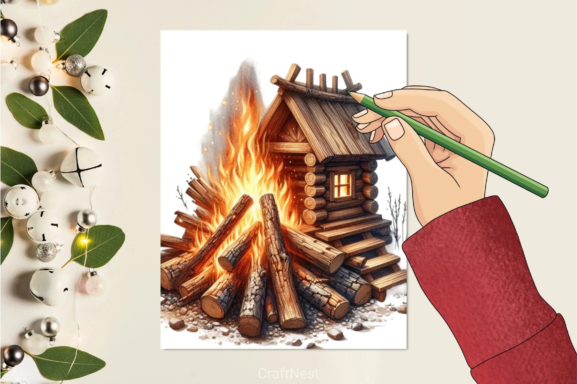 Bonfire Camping Clipart Bundle - CraftNest - Digital Crafting and Art