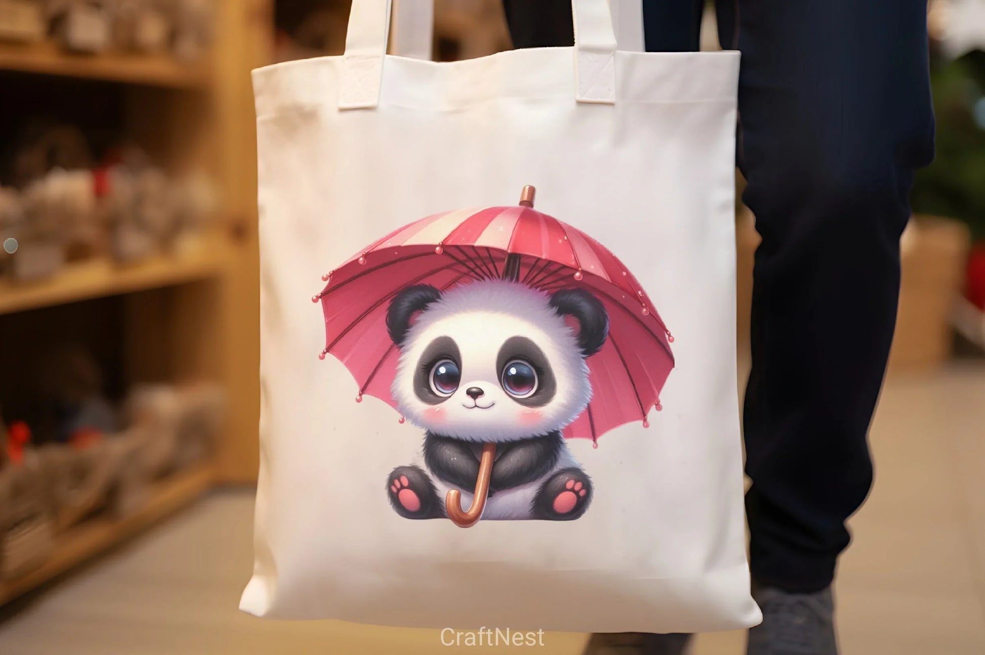 Rainbow Panda Clipart Bundle - CraftNest - Digital Crafting and Art