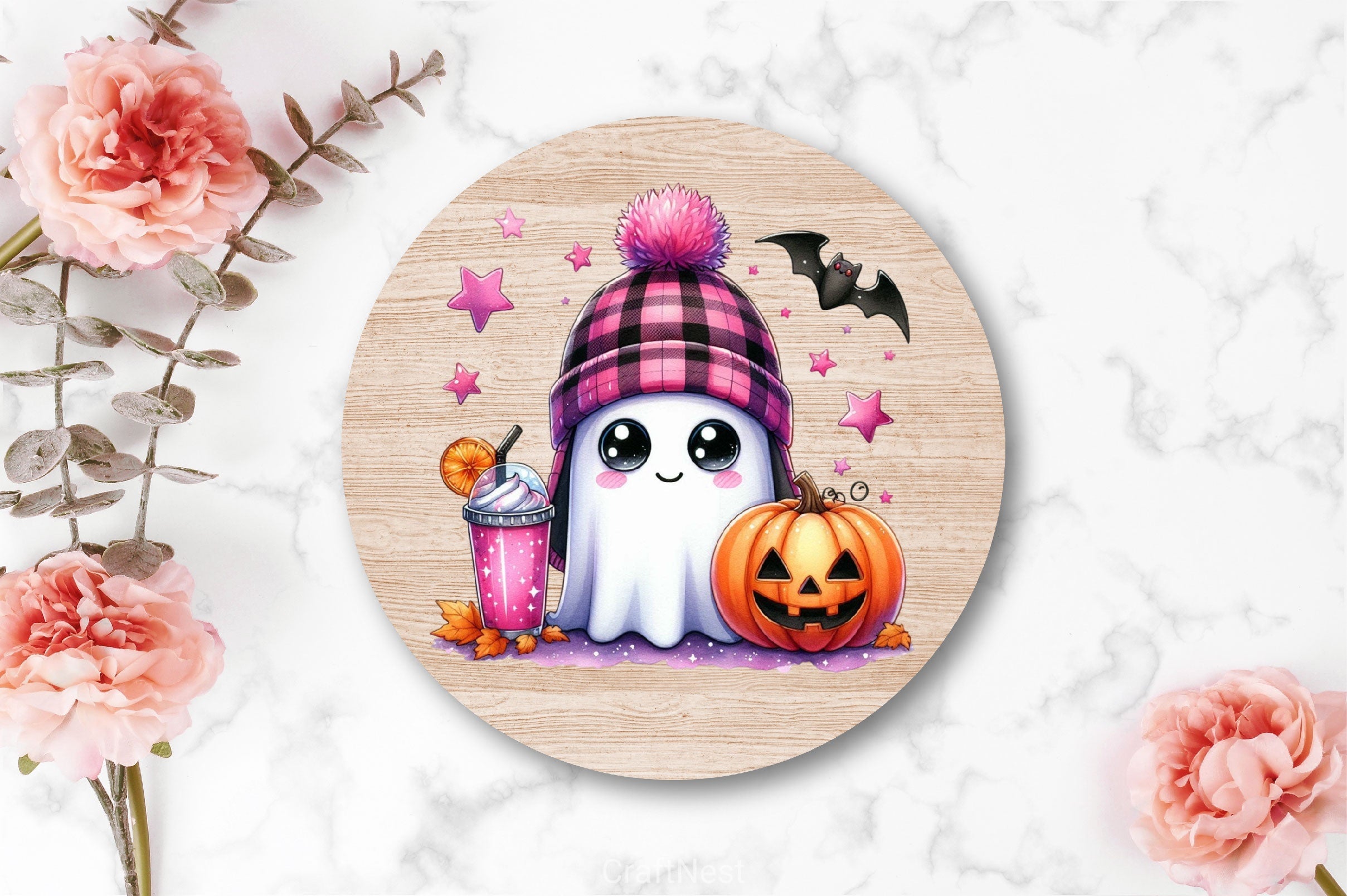 Cute Ghost Cute Halloween Clipart Bundle 18